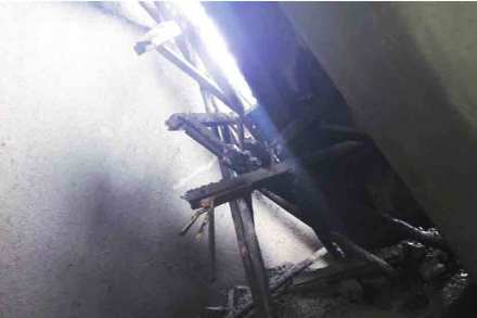 पनवेल महापालिकेत स्लॅबचा भाग कोसळला