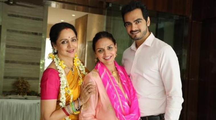hema malini, esha deol, bharat takhtani
