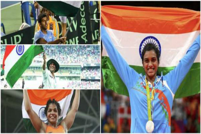 खेळाडूंनी सोशल मीडियाच्या माध्यमातून स्वातंत्र्यदिनाच्या शुभेच्छा दिल्या.