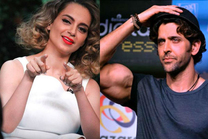  कंगना रणौत, हृतिक रोशन