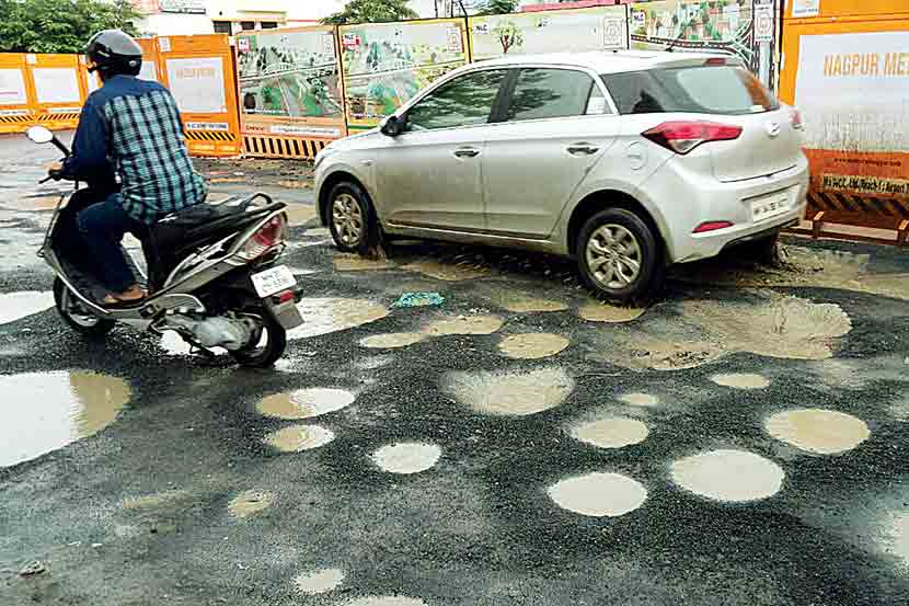 nagpur pothole