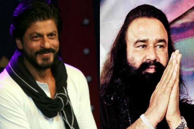 shah rukh khan, baba ram rahim
