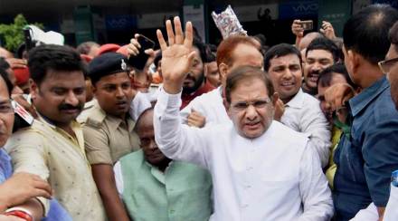 JDU takes action , leader of party in Rajya Sabha , Sharad Yadav replaced as leader of party in Rajya Sabha , Ramchandra Prasad Singh , Loksatta, Loksatta news, Marathi, Marathi news