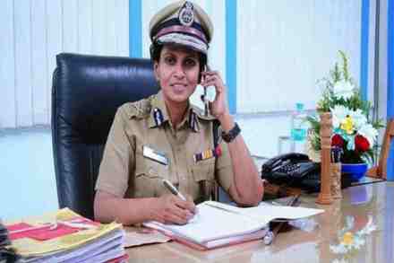 पोलिस महासंचालकपदी नियुक्ती झालेल्या आर. श्रीलेखा.