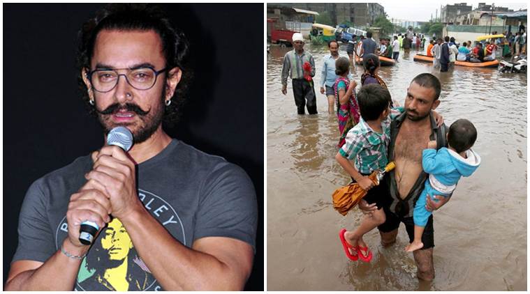 आमिर खान याने बिहार पूरग्रस्तांसाठी मुख्यमंत्री मदतनिधीला २५ लाख रुपयांचा धनादेश दिलाय. 