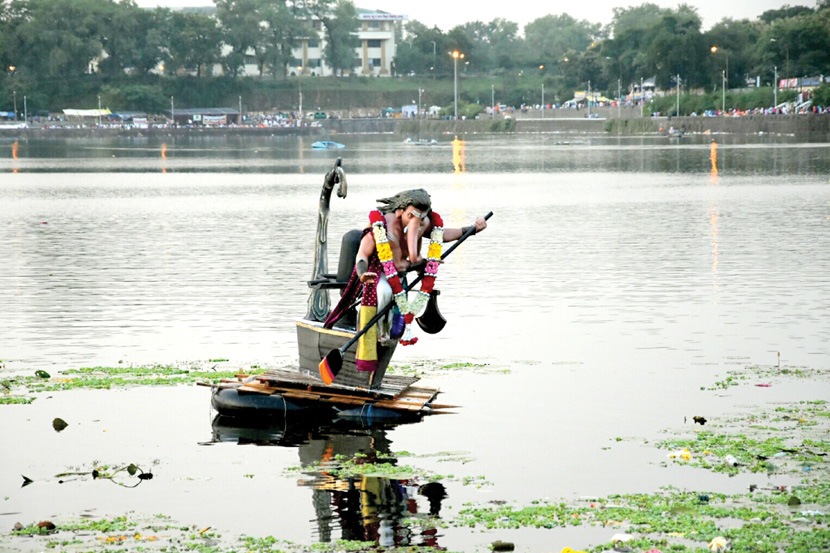Ganesh immersion 2017