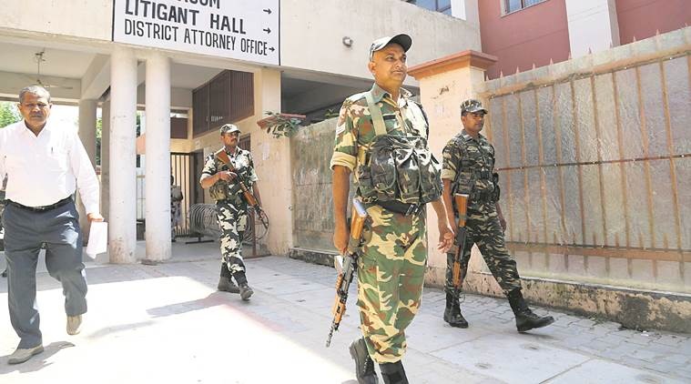 Murder cases against Ram Rahim , Security up around district court complex, Dera Sacha Sauda head , Panchkula, Loksatta, loksatta news, Marathi, Marathi news