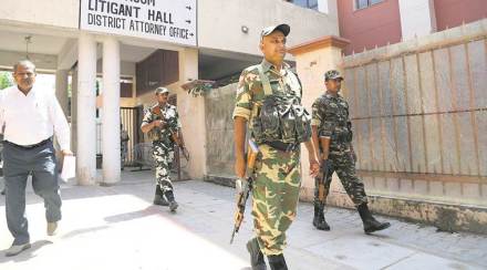 Murder cases against Ram Rahim , Security up around district court complex, Dera Sacha Sauda head , Panchkula, Loksatta, loksatta news, Marathi, Marathi news