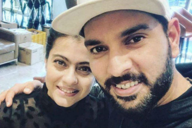 kajol, yuvraj singh