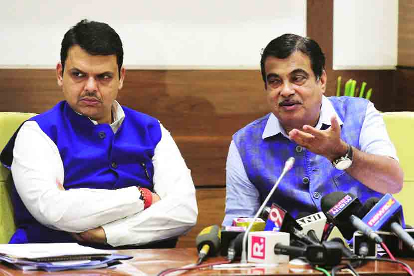 nitin gadkari,, devendra fadnavis,