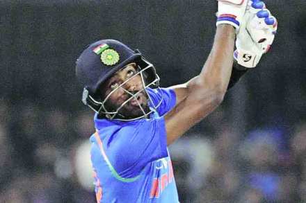 india , australia, hardik pandya, six sixes,marathi news, marathi