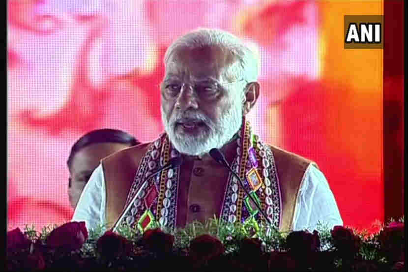 बीदर येथील कार्यक्रमात बोलताना पंतप्रधान 
(फोटो सौजन्य-एएनआय)