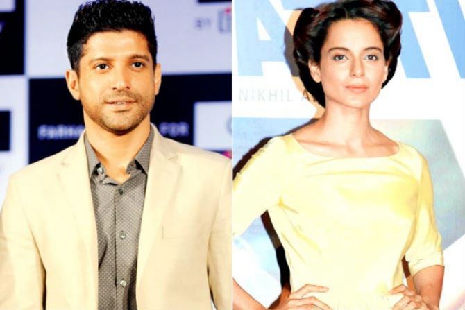 farhan akhtar, kangana ranaut