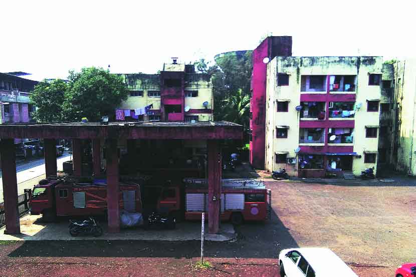 fire brigade employee building fire brigade employee building