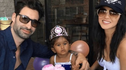 sunny leone, daniel weber, nisha kaur weber