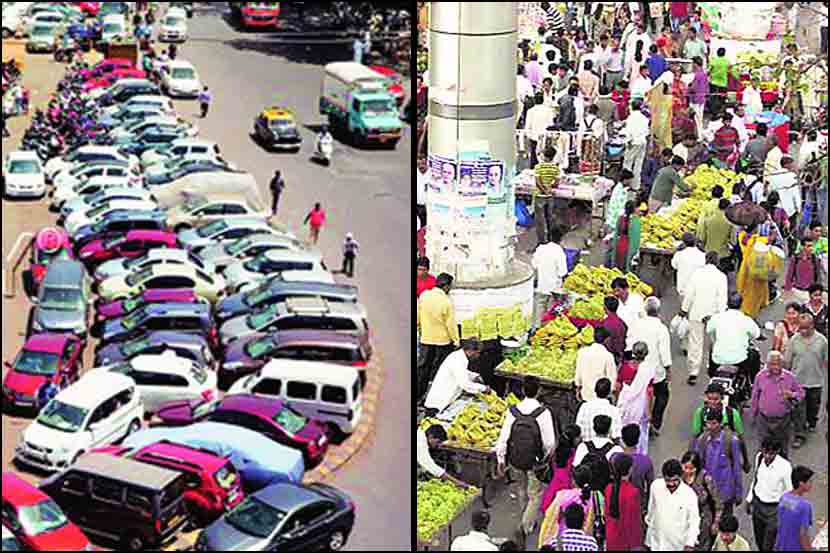 फेरीवाल्यांचे रस्त्यांवरही अतिक्रमण