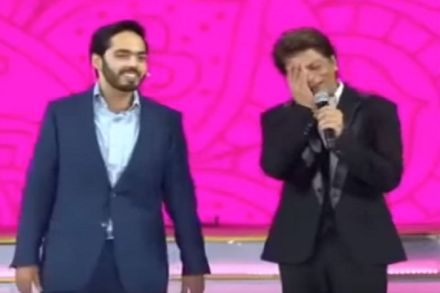 Anant Ambani and Shah Rukh Khan