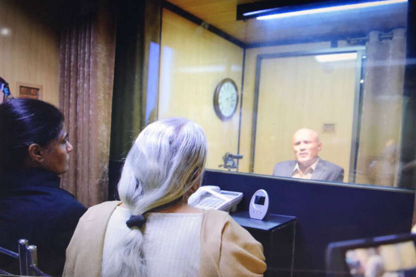LIVE Kulbhushan Jadhav reunion updates India rejects Pakistan claim of consular access Mother wife fly to Islamabad Loksatta Loksatta news Marathi Marathi news