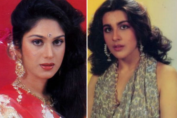 Meenakshi Sheshadri and Amrita Singh