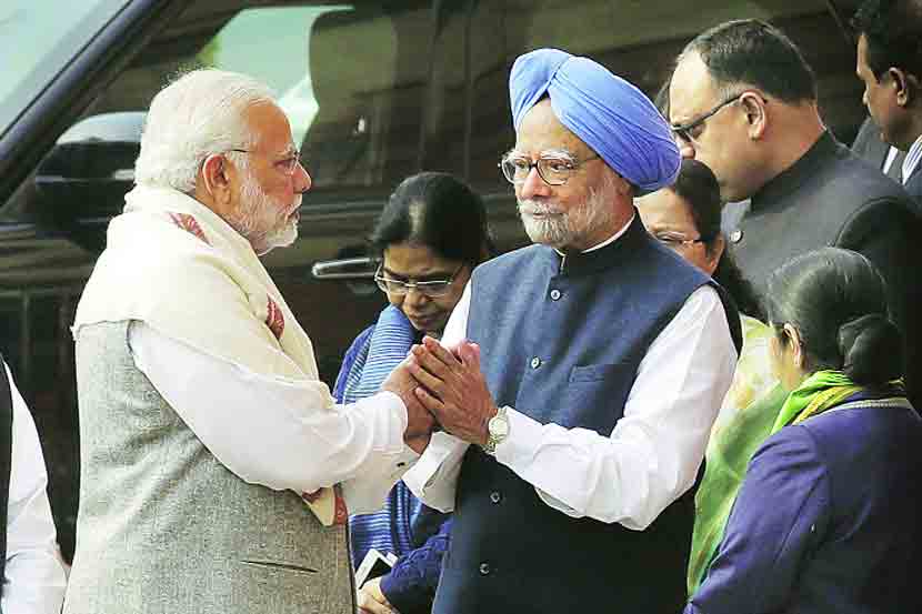 अवघडलेले मोदी- मनमोहन; खेळकर सुषमा – राहुल