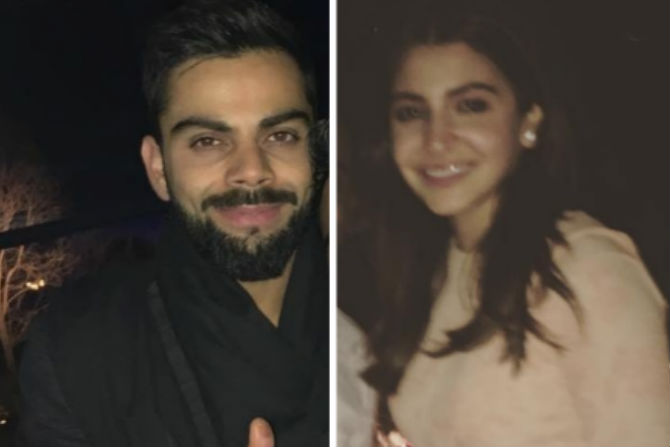 Virat Kohli and Anushka Sharma