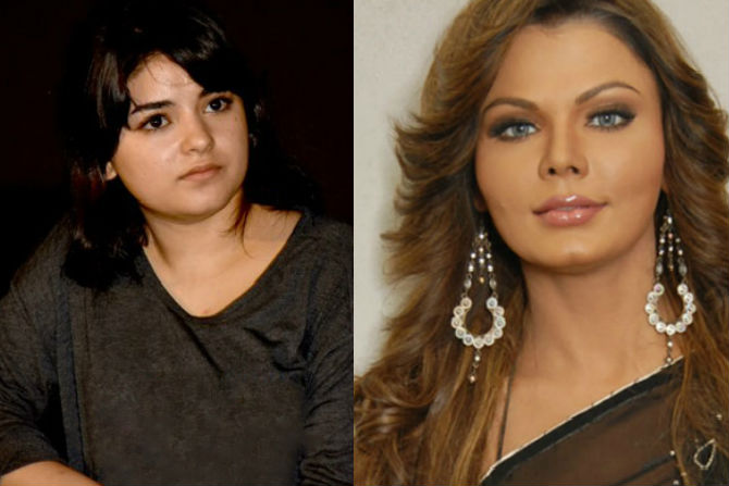 Zaira Wasim and Rakhi Sawant
