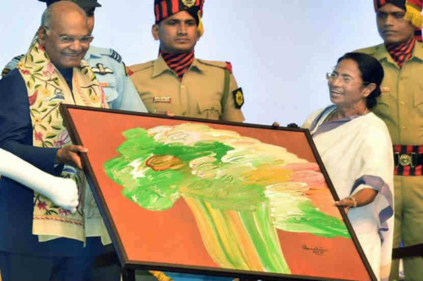 ममता बॅनर्जींनी राष्ट्रपतींना भेट दिलेल्या त्या पेटींगची ट्विटरवर खिल्ली