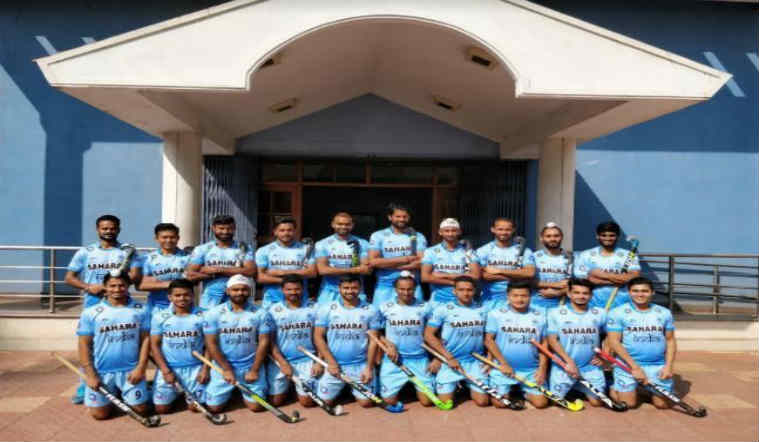 चौरंगी मालिकेसाठी निवड झालेला भारतीय हॉकी संघ