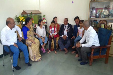 पद्म पुरस्काराची घोषणा झाल्यानंतर आनंद व्यक्त करताना मुरलीकांत पेटकर