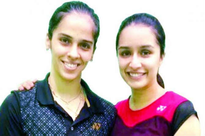 Saina Nehwal and Shraddha Kapoor