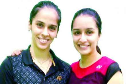 Saina Nehwal and Shraddha Kapoor