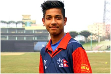 Sandeep Lamichhane: दिल्ली डेअरडेव्हिल्सने त्याच्यासाठी २० लाख रूपयांची बोली लावली. Sandeep Lamichhane: दिल्ली डेअरडेव्हिल्सने त्याच्यासाठी २० लाख रूपयांची बोली लावली.