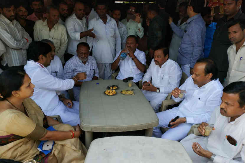 Ajit Pawar , Hingoli , chai pe charcha , चाय पे चर्चा, loksatta, Loksatta news, Marathi, Marathi news