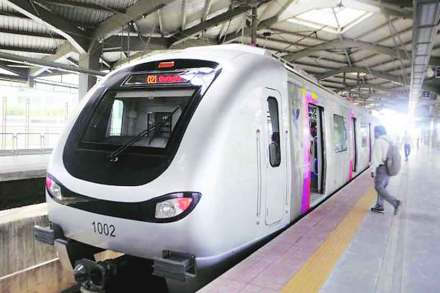Thane metro train extension