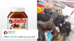 Viral Video : नटेलावर ७०% सूट… खरेदीसाठी मॉलमध्ये झाली हाणामारी