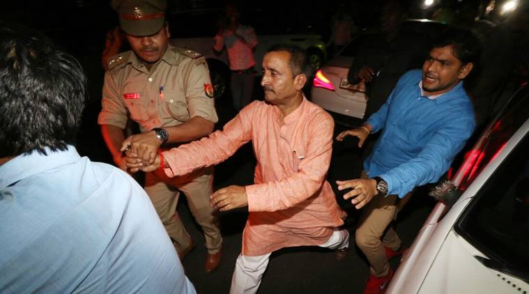 उन्नाव बलात्कार प्रकरणी भाजपा आमदार कुलदीप सेंगर यांना सीबीआयने घेतलं ताब्यात