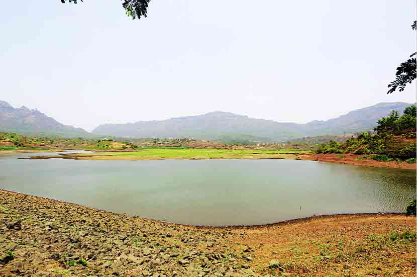 देहरंग धरणाच्या पातळीत घट