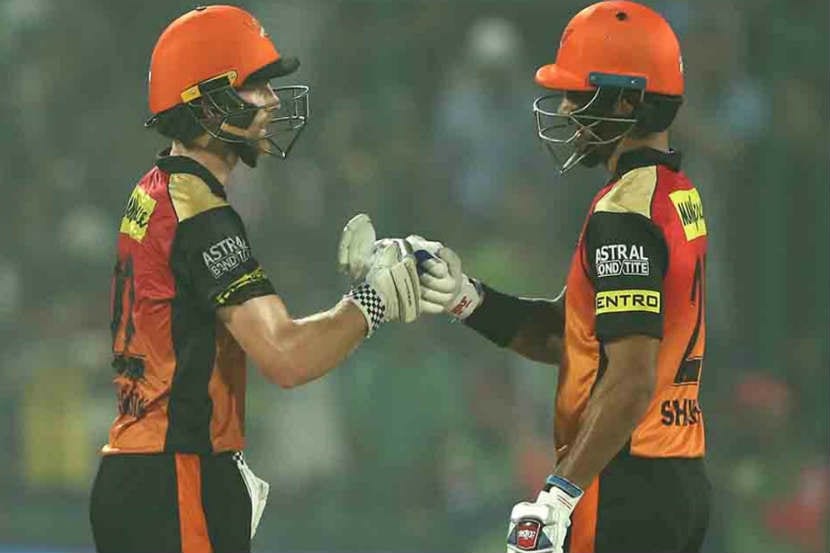 आयपीएल २०१८ मधील ही सर्वोच्च भागीदारी असून यात शिखर धवनचे ९१ धावांचे तर केन विल्यमन्सनचे ८३ धावांचे योगदान होते. आयपीएल २०१८ मधील ही सर्वोच्च भागीदारी असून यात शिखर धवनचे ९१ धावांचे तर केन विल्यमन्सनचे ८३ धावांचे योगदान होते.