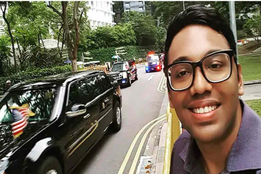 मलेशियामध्ये राहणारा २५ वर्षीय तरुण महाराजा मोहन हा शिखर परिषदेनिमित्त सिंगापूरला आला होता. 