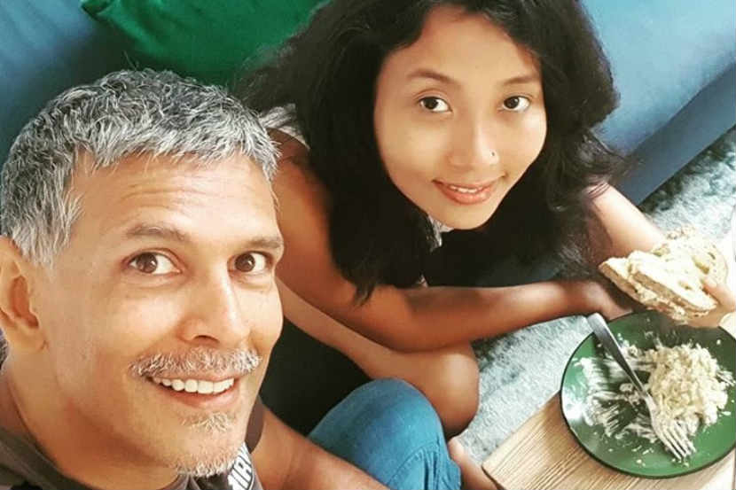 मिलिंद सोमण आणि अंकिता  मिलिंद सोमण आणि अंकिता