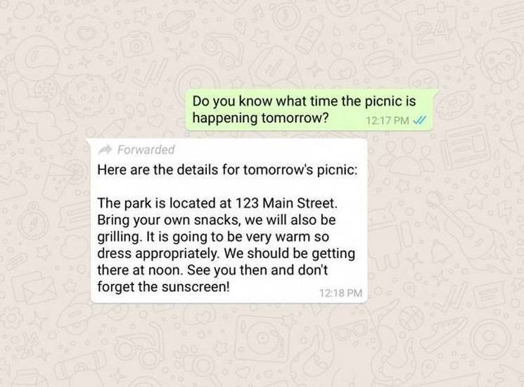 ‘Forwarded message’ लगेच समजणार, व्हॉट्स अॅपचं नवं फीचर