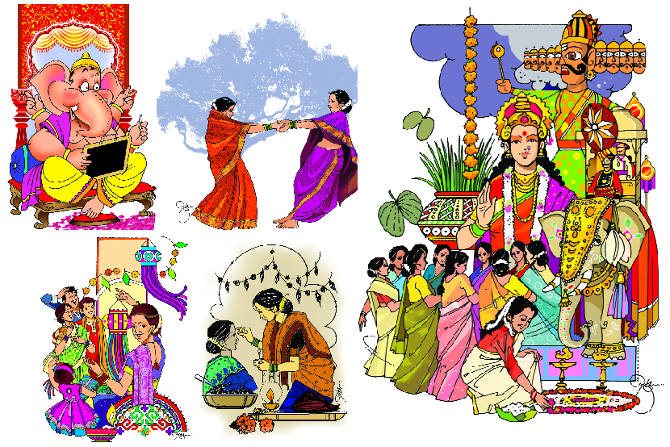 श्रावण ते कार्तिक या चार महिन्यांत म्हणजेच चातुर्मासात व्रतवैकल्ये, सणवार यांची रेलचेल असते.