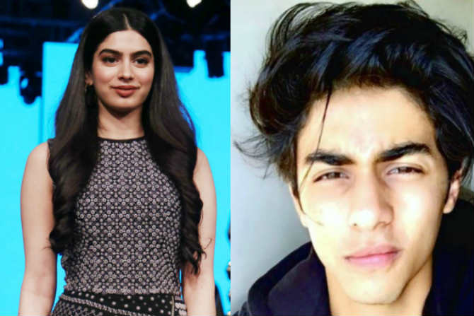 khushi kapoor and aryan khan