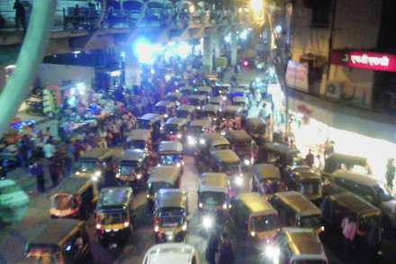 गणपती मिरवणुकांमुळे डोंबिवलीत रस्तोरस्ती कोंडीचे विघ्न