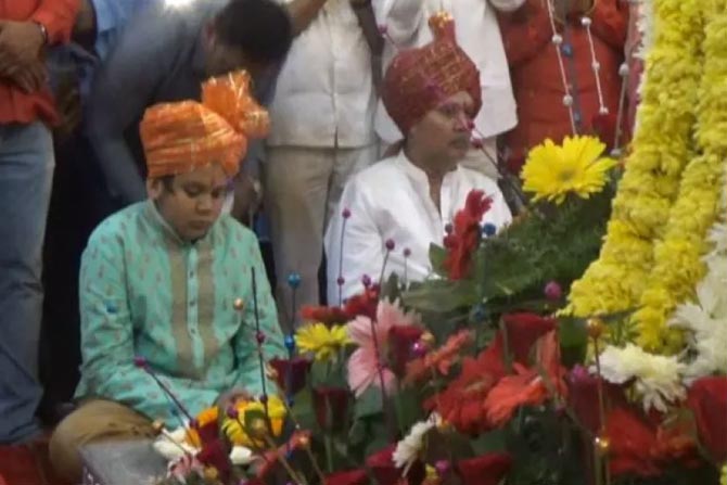 शिवाजी महाराजांचे चौदावे वंशज वीरप्रतापसिंह राजे भोसले