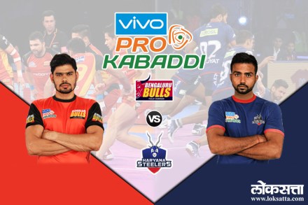 Pro Kabaddi Season 6 : हरयाणाच्या पराभवाची मालिका सुरुच, बंगळुरु बुल्सची बाजी