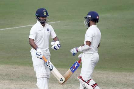 IND vs WI : रहाणे-पंत जोडीने विंडीजला झोडपले; दिवसअखेर भारत ४ बाद ३०८