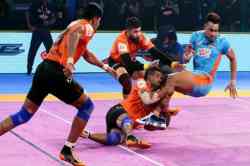 Pro Kabaddi Season 6 : यू मुम्बाच्या विजयात सिद्धार्थ देसाई चमकला, बंगालवर केली मात