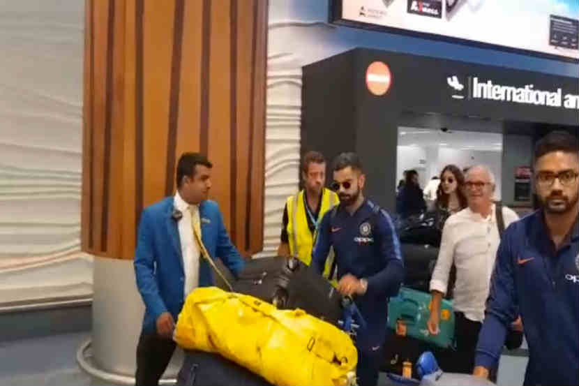 न्यूझीलंड दौऱ्यासाठी भारतीय संघ ऑकलंडमध्ये दाखल न्यूझीलंड दौऱ्यासाठी भारतीय संघ ऑकलंडमध्ये दाखल