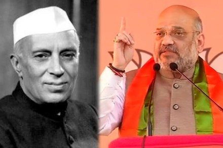 काश्मीर प्रश्नाला पंडित नेहरूच कारणीभूत, अमित शाह यांचा आरोप काश्मीर प्रश्नाला पंडित नेहरूच कारणीभूत, अमित शाह यांचा आरोप